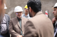 بازدید میدانی سرپرست شهرداری قم از عملیات عمرانی حفاری قطعه پایانی تونل خط یک مترو قم